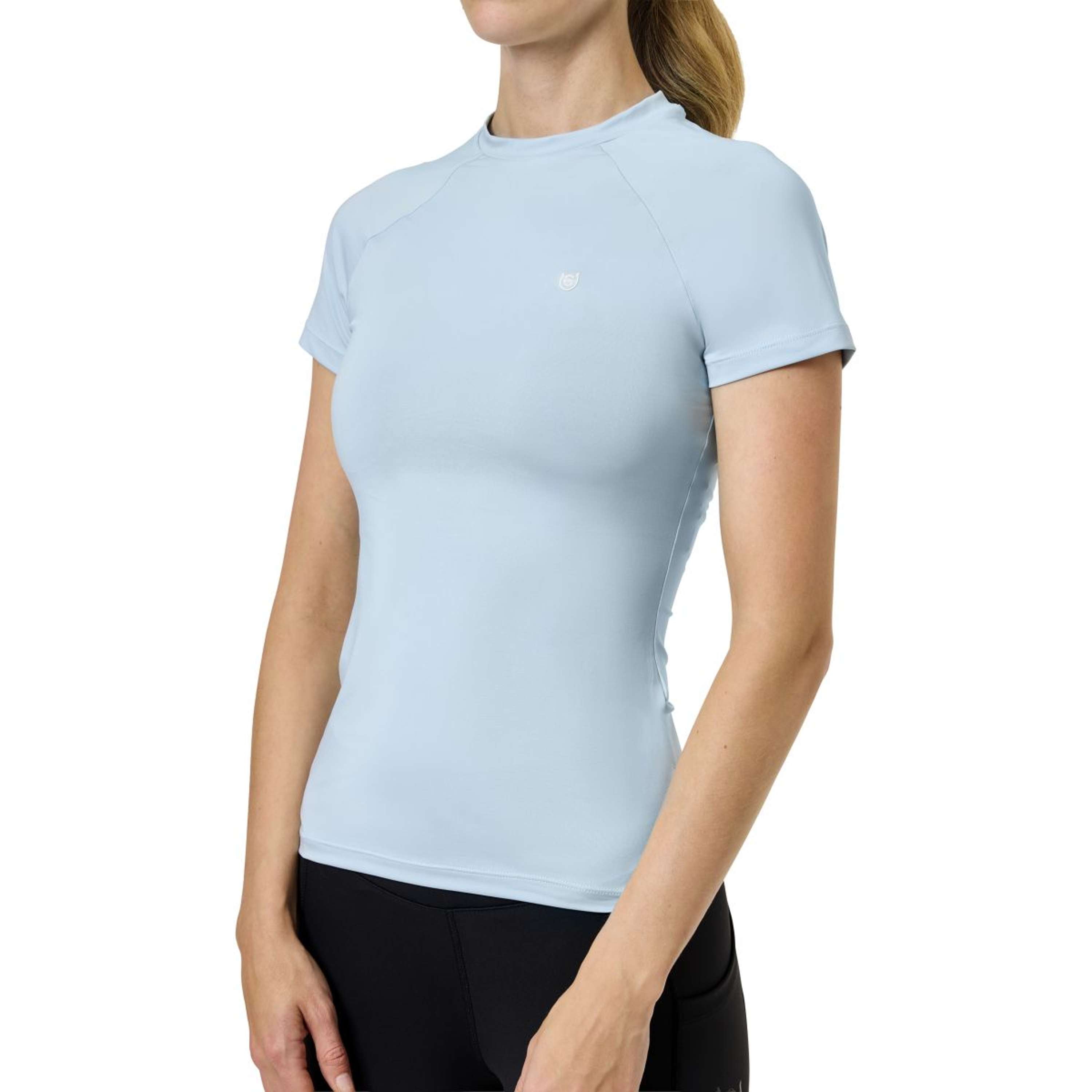Equestrian Stockholm Chemise Dynamic Short Sleeve Ice Blue
