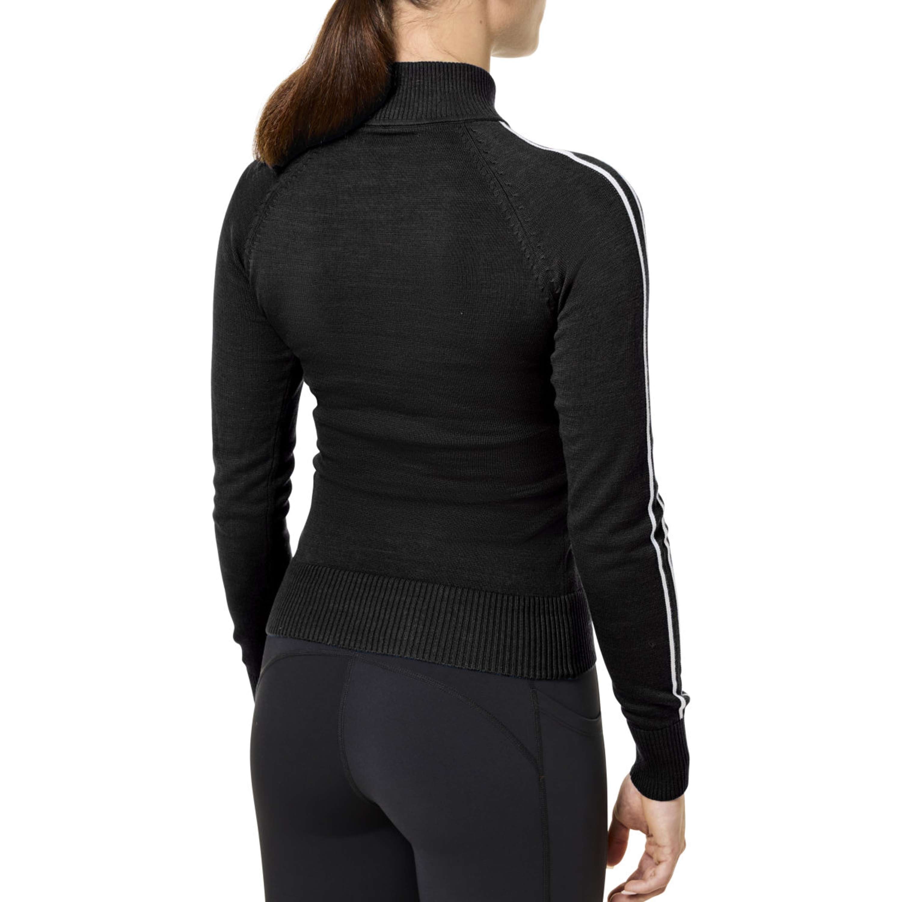 Equestrian Stockholm Knitted Zip Top Noir