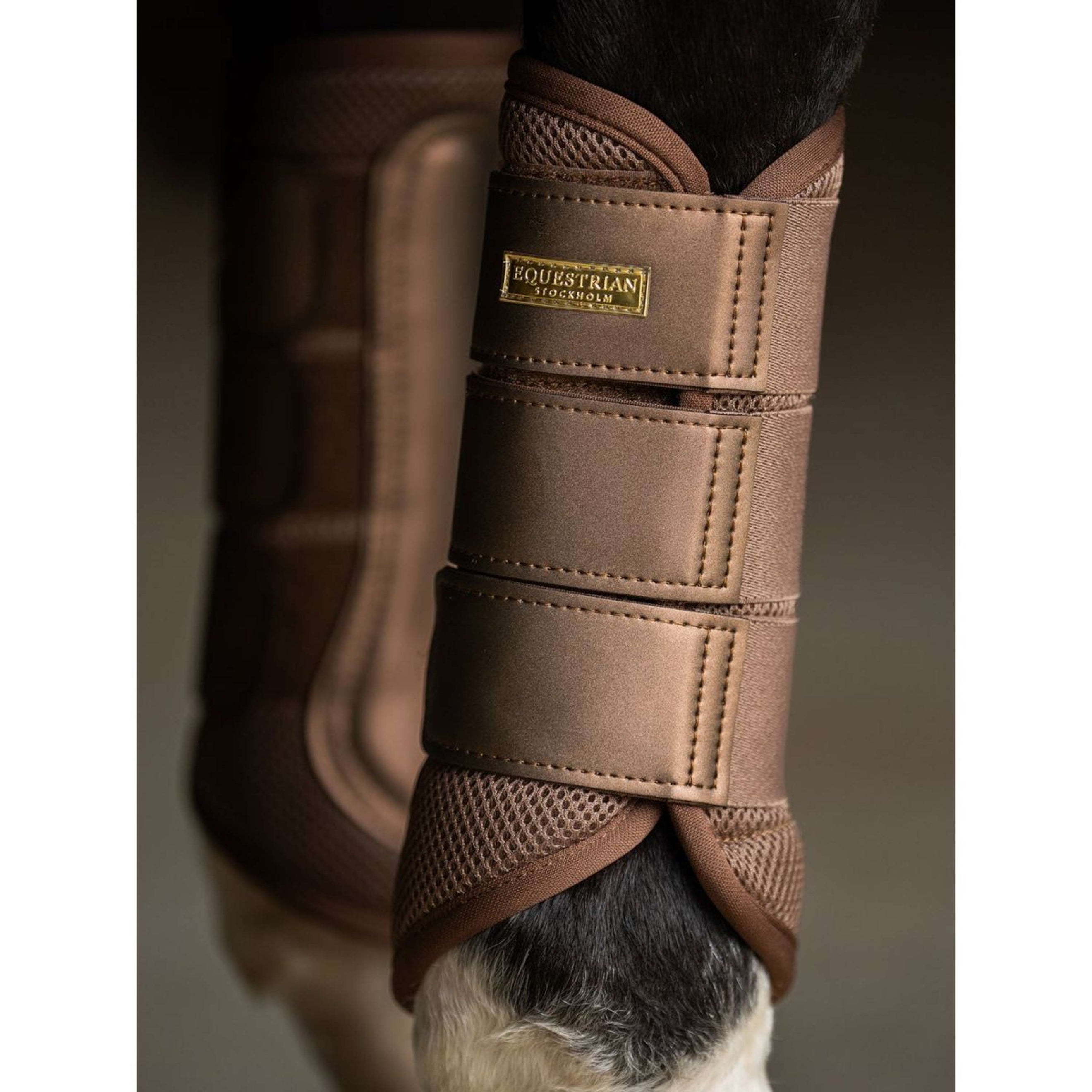 Equestrian Stockholm Guêtres Classic Mesh Champagne