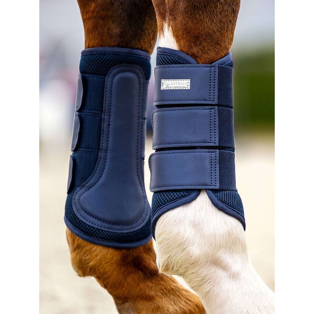 Equestrian Stockholm Guêtres Classic Mesh Midnight Blue
