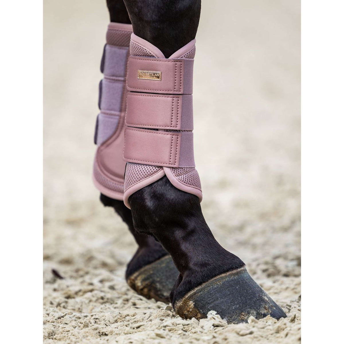 Equestrian Stockholm Guêtres Classic Mesh Rose