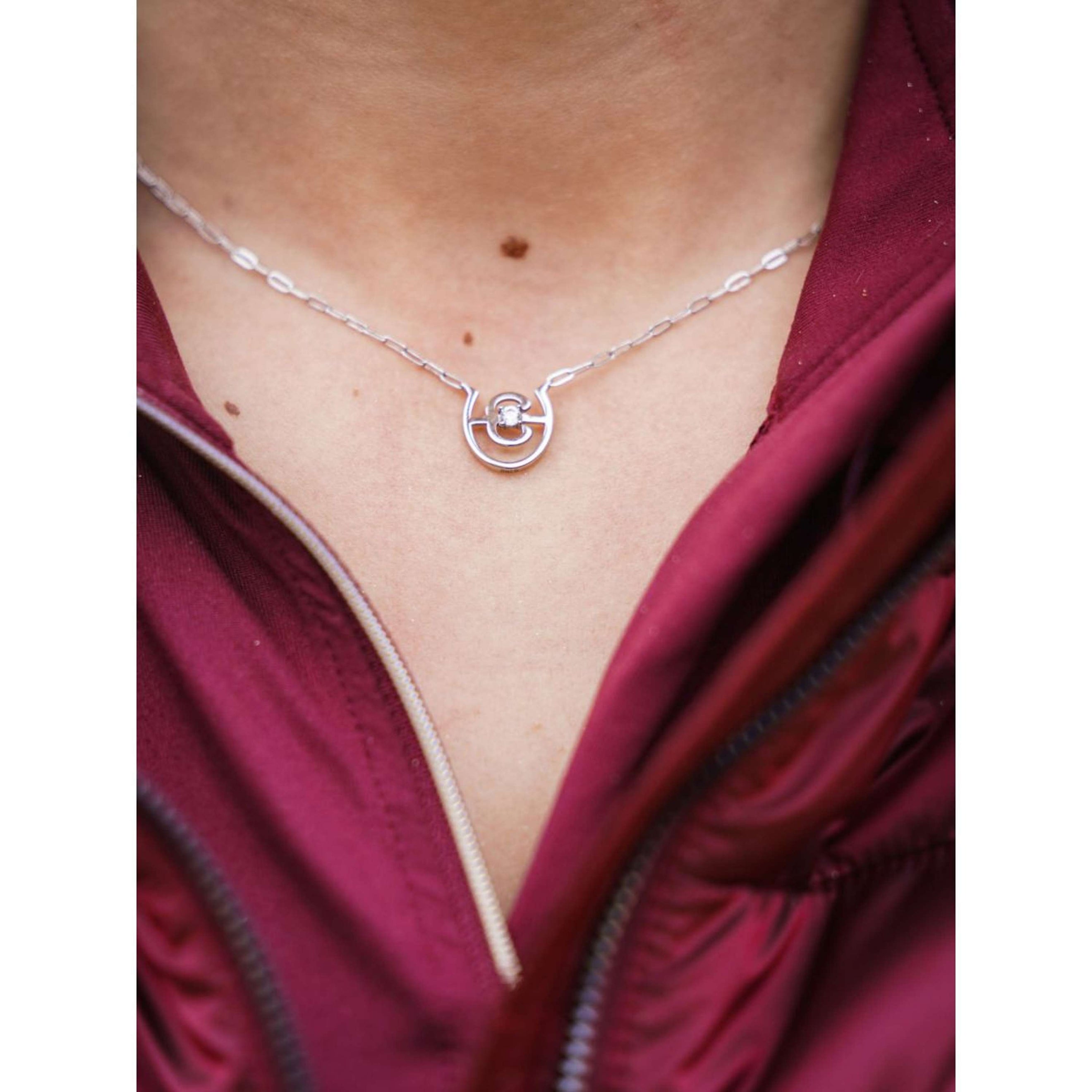 Equestrian Stockholm Collier Swarovski Crystal Argent