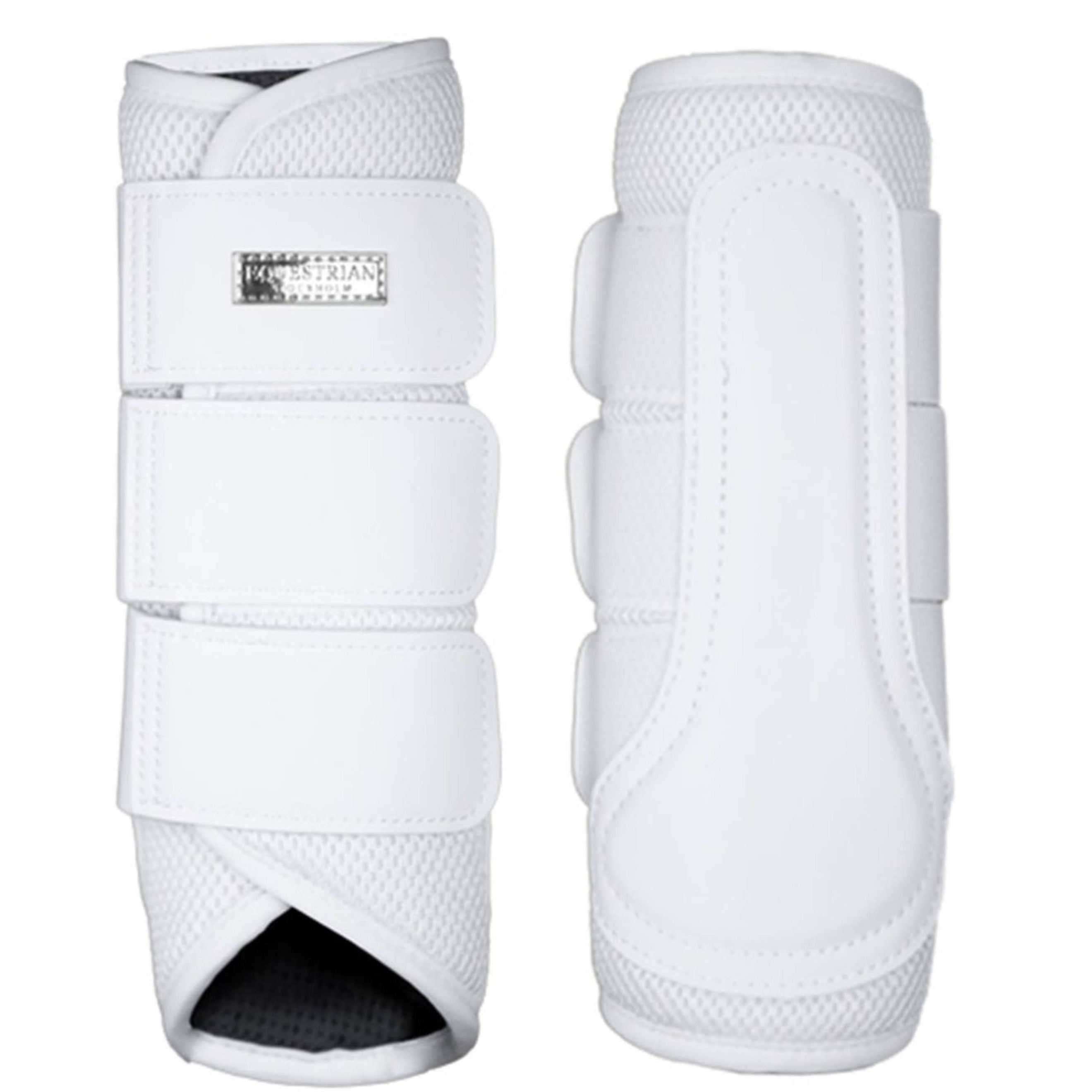 Equestrian Stockholm Guêtres Classic Mesh White Silver