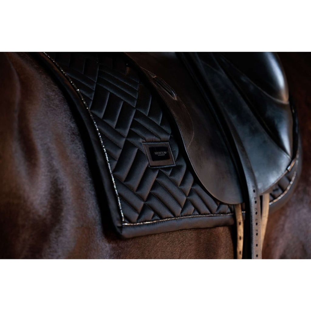 Equestrian Stockholm Tapis de Selle Modern Dressage Noir