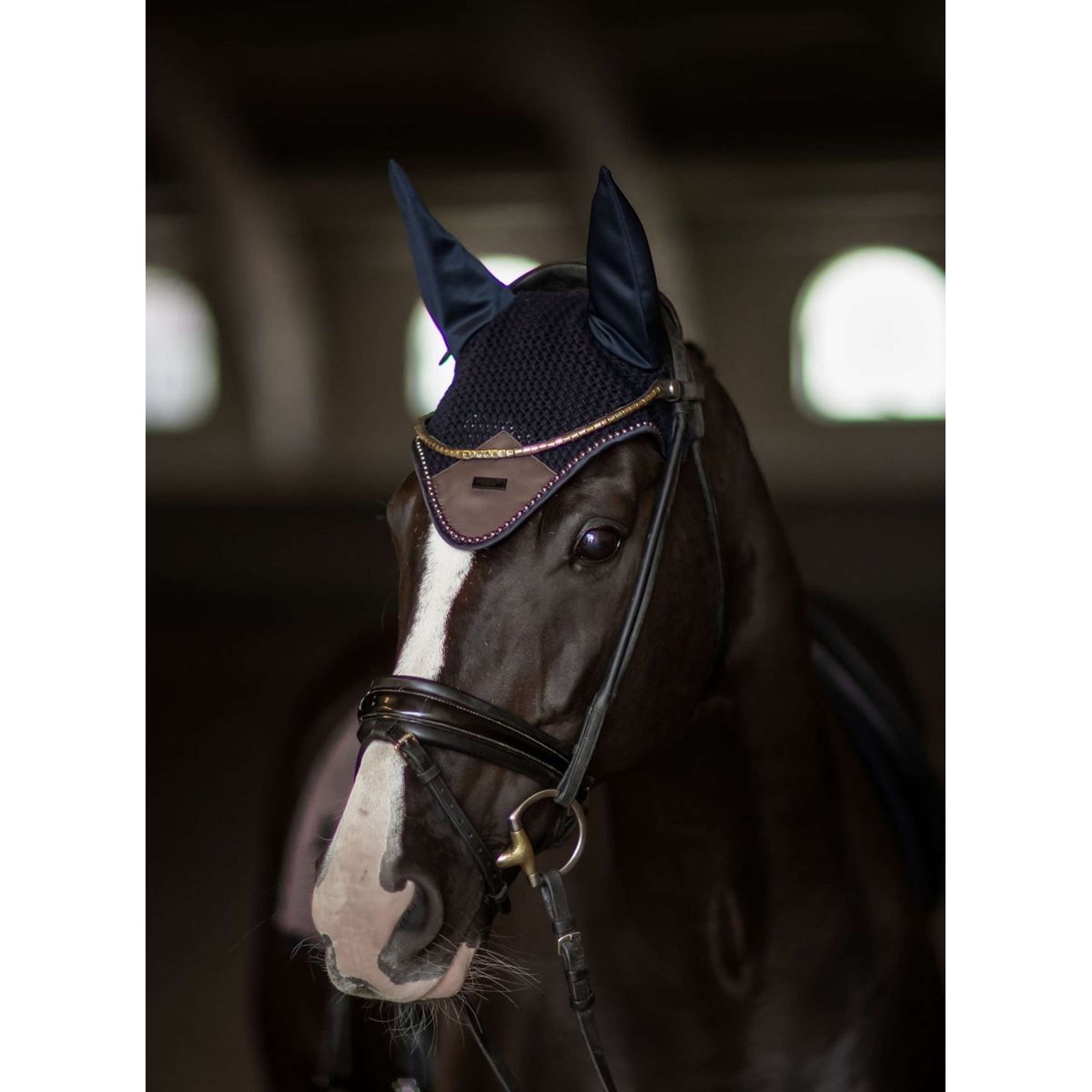 Equestrian Stockholm Bonnet Anti-Mouches Modern Modern Mocha Equestrian Stockholm Bonnet Anti-Mouches Modern Modern Mocha