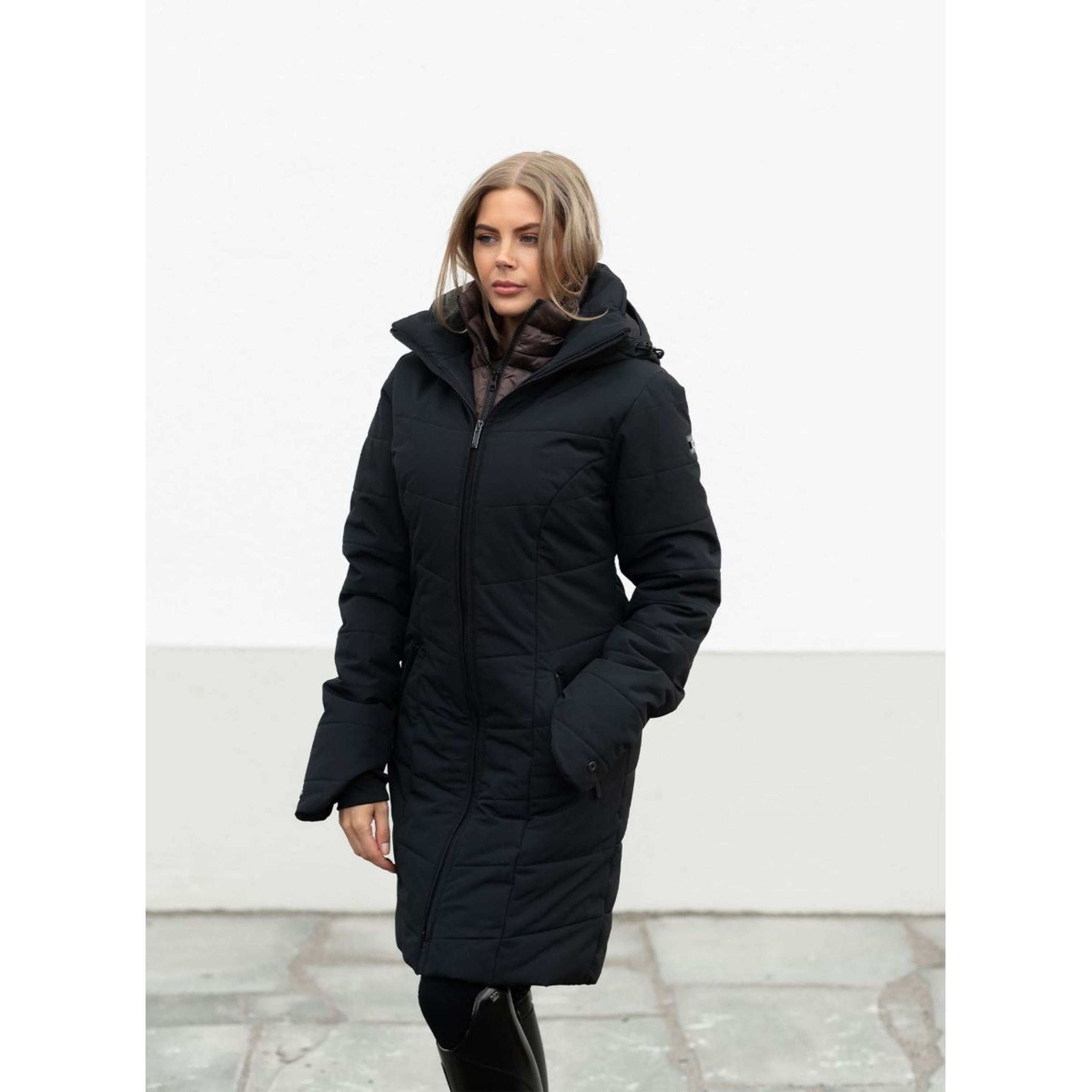 Equestrian Stockholm Manteau d'Hiver Denali Black Mocha