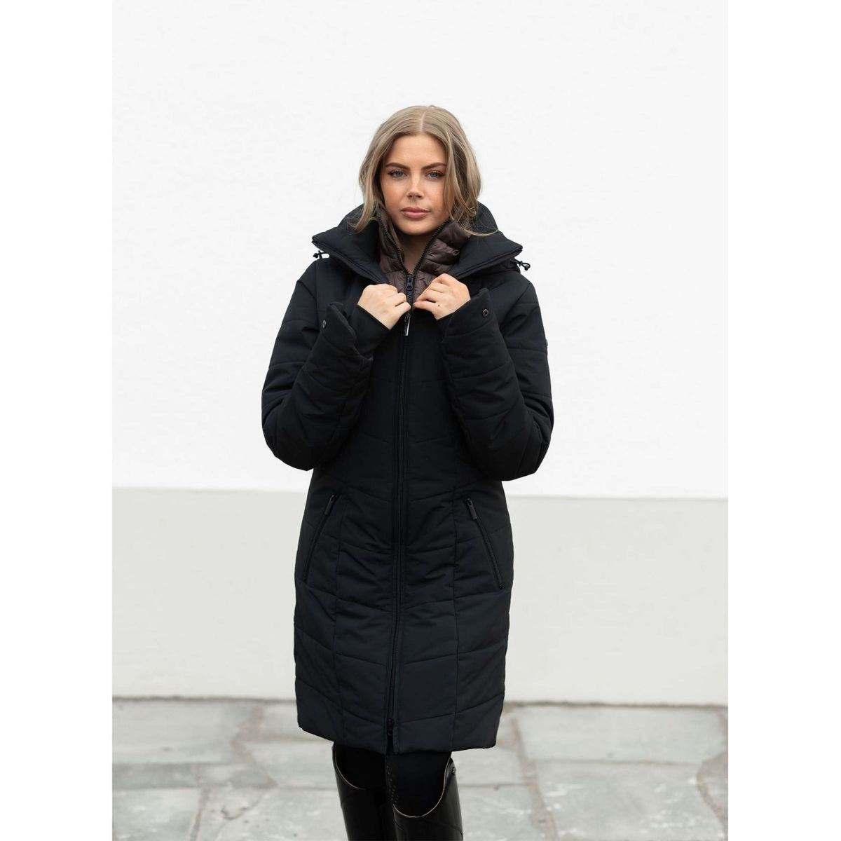 Equestrian Stockholm Manteau d'Hiver Denali Black Mocha