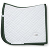 Equestrian Stockholm Tapis de Selle Modern Dressage Blanc/Sycamore Green