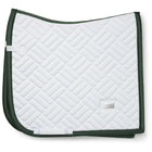 Equestrian Stockholm Tapis de Selle Modern Dressage Blanc/Sycamore Green