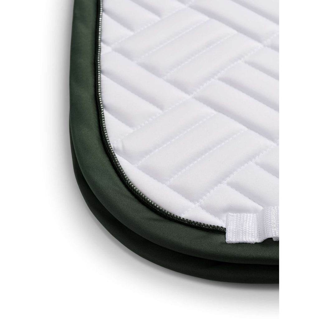 Equestrian Stockholm Tapis de Selle Modern Dressage Blanc/Sycamore Green