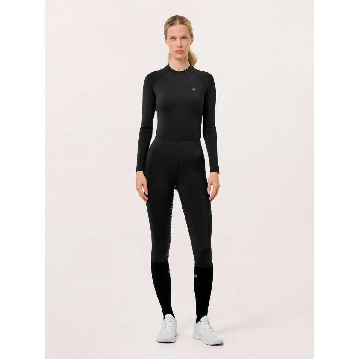 Equestrian Stockholm Legging d'Équitation Movement Full Grip All Black