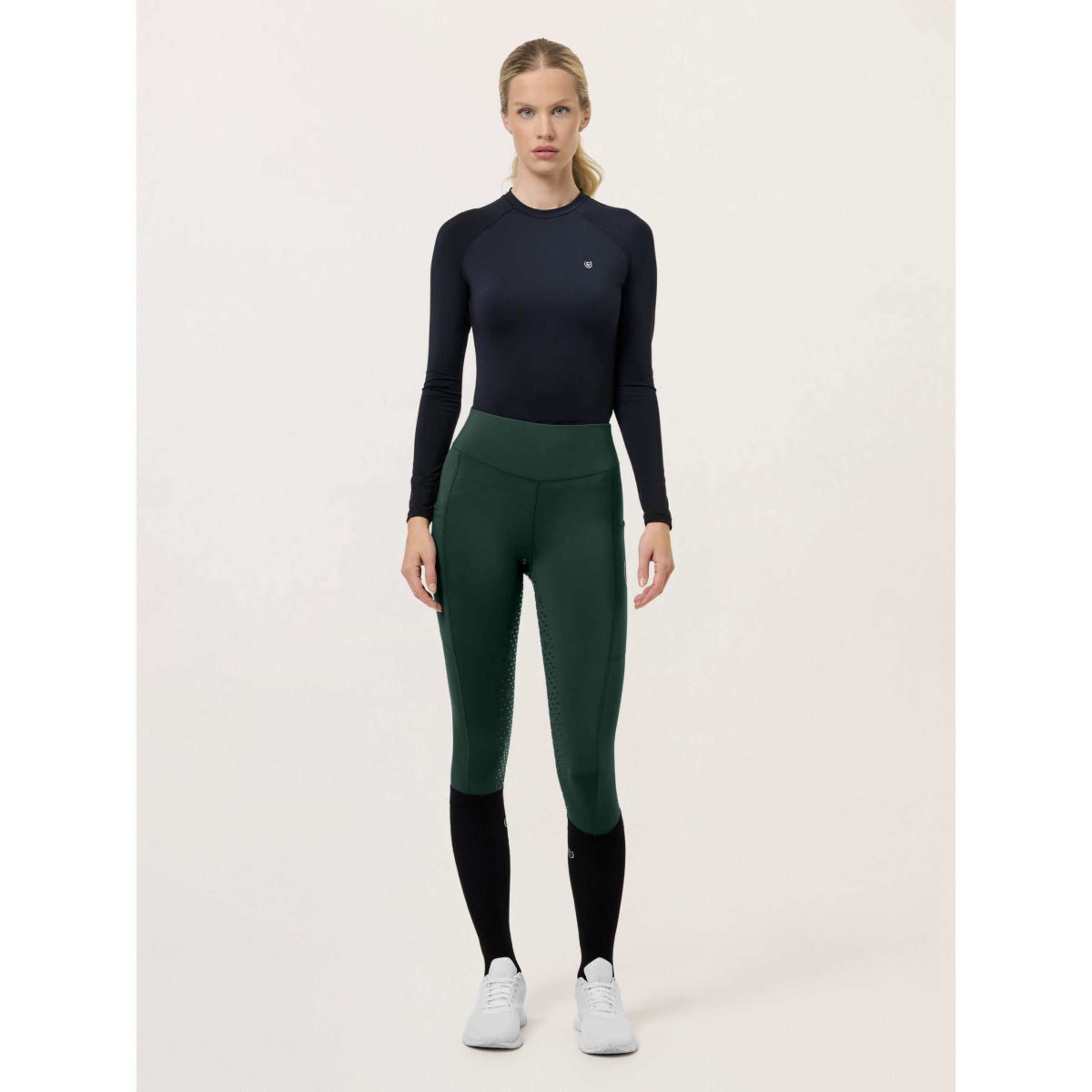 Equestrian Stockholm Legging d'Équitation Movement Full Grip Sycamore Green