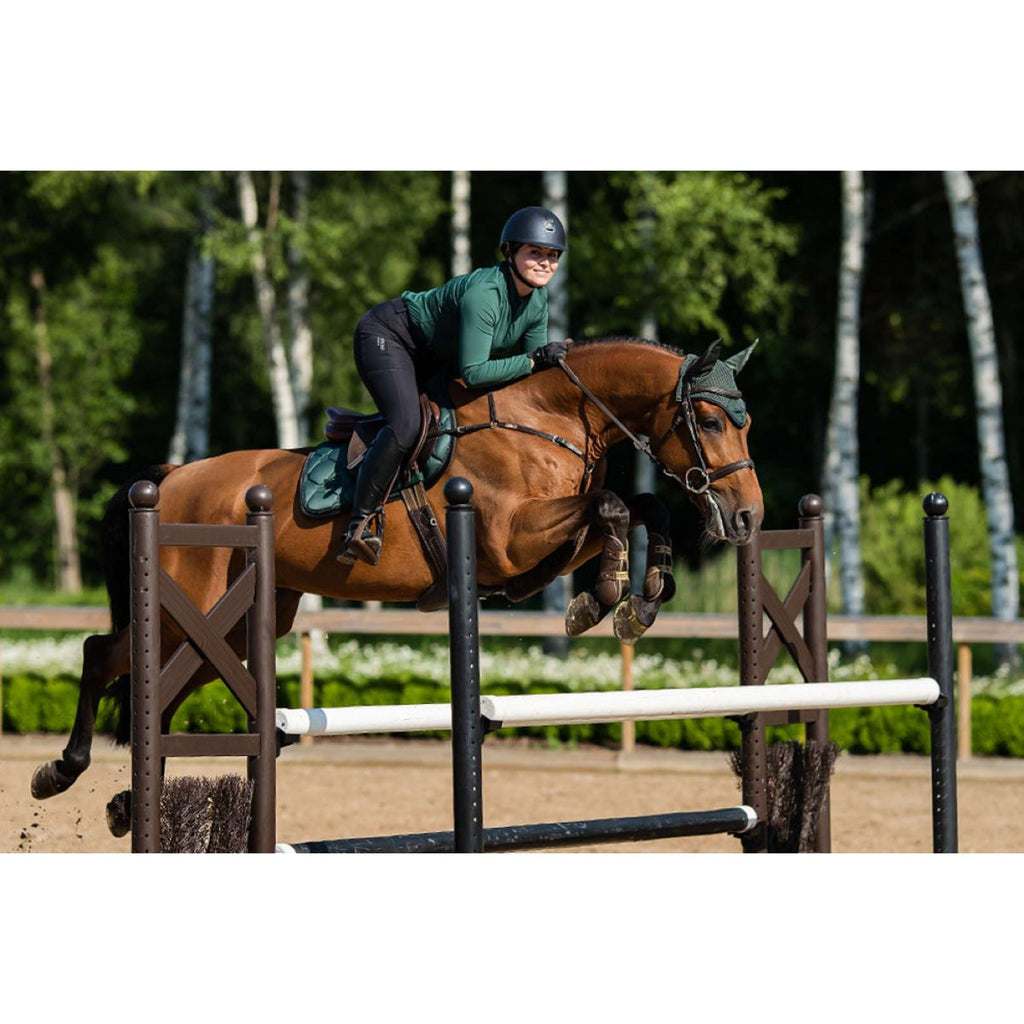 Equestrian Stockholm Tapis de Selle de Saut Sycamore Green