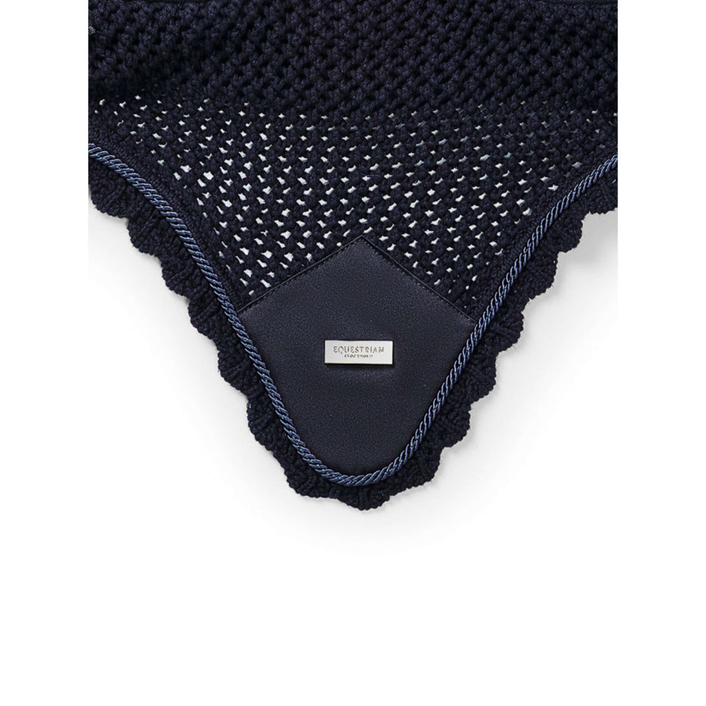 Equestrian Stockholm Bonnet Anti-Mouches Soundless Marine/Argent