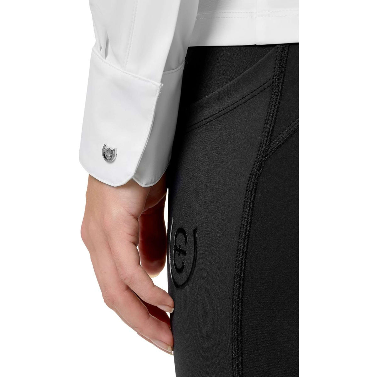 Equestrian Stockholm T-shirt de Concours Performance Blanc