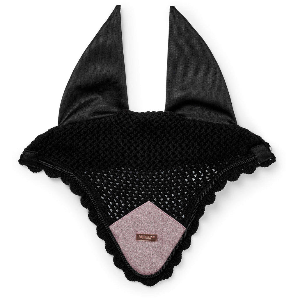 Equestrian Stockholm Bonnet Anti-Mouches Pink Glimmer