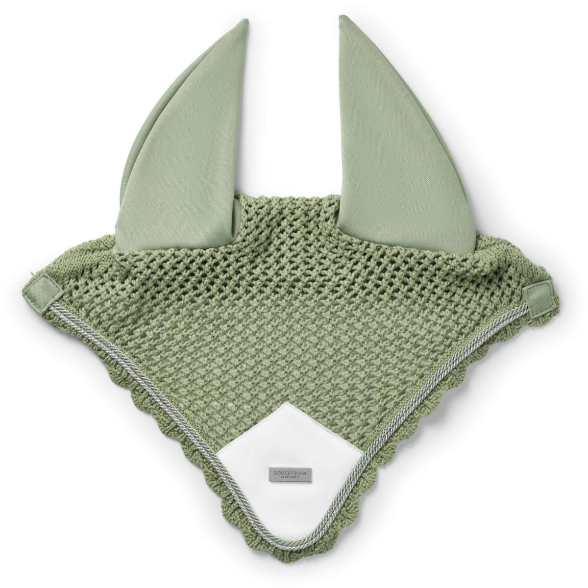 Equestrian Stockholm Bonnet Anti-Mouches Pistachio White