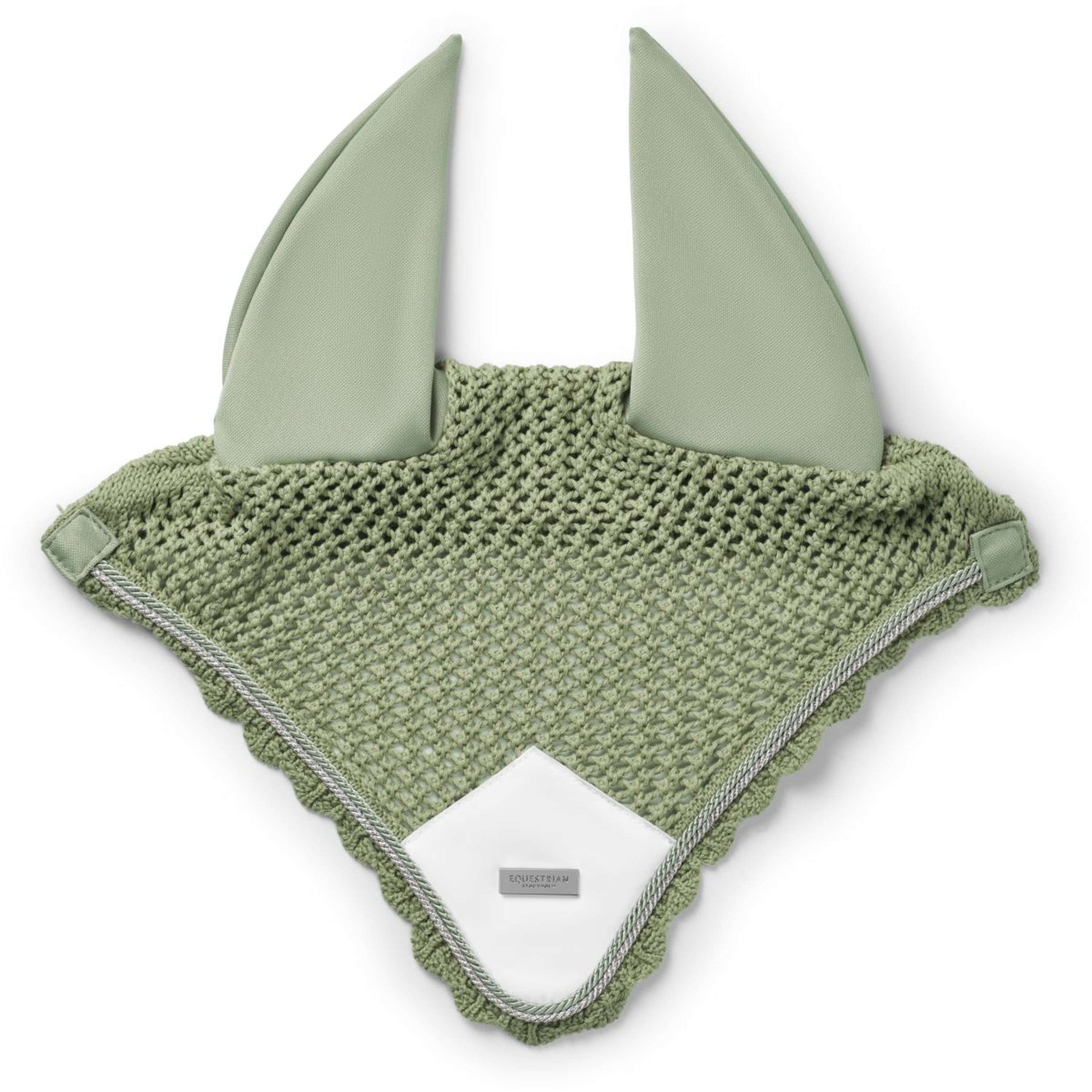 Equestrian Stockholm Bonnet Anti-Mouches Pistachio White