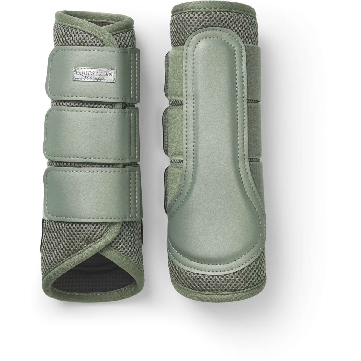 Equestrian Stockholm Guêtres Classic Mesh Pistachio White