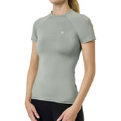 Equestrian Stockholm Chemise Dynamic Short Sleeve Pistachio White