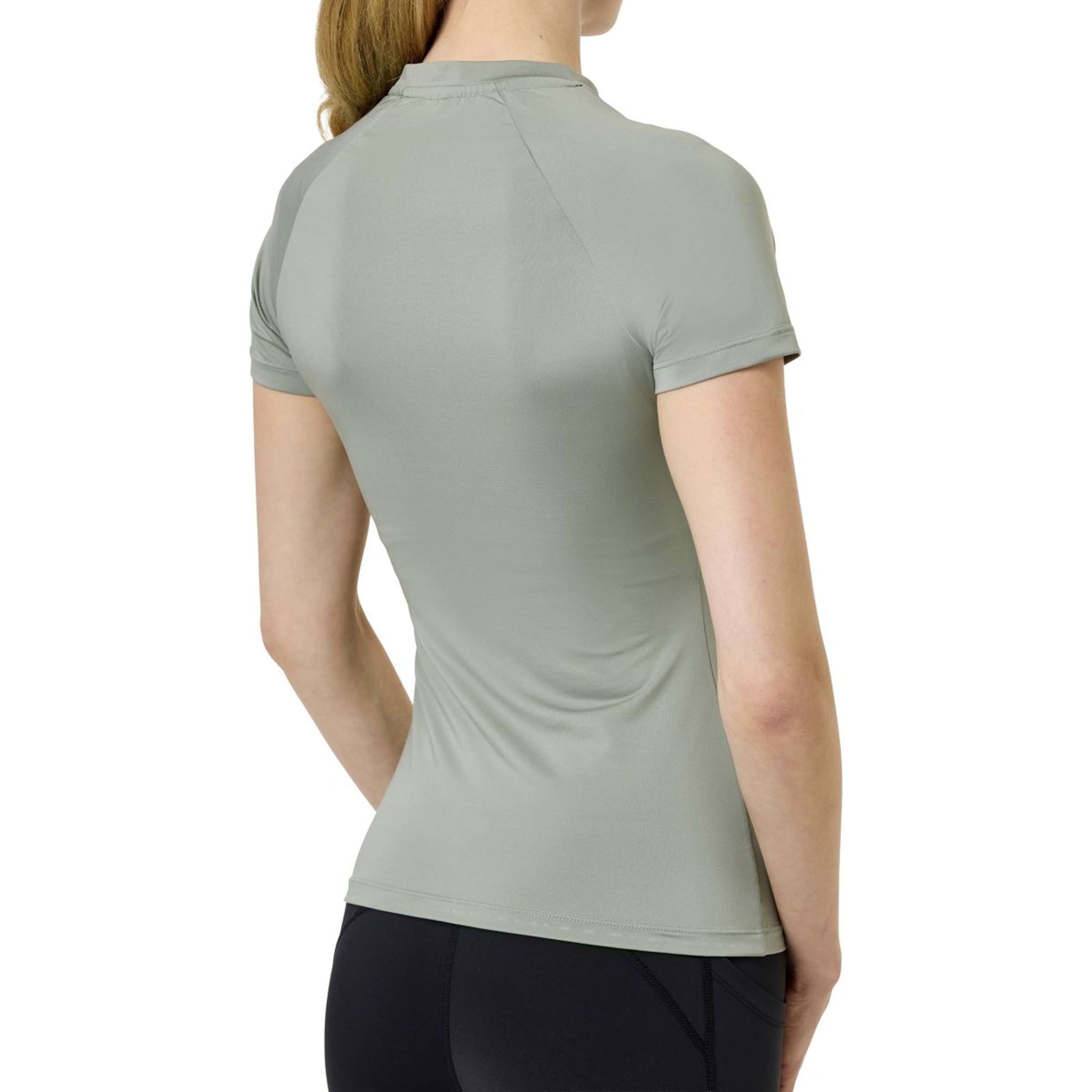 Equestrian Stockholm Chemise Dynamic Short Sleeve Pistachio White