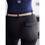 Equestrian Stockholm Legging d'Équitation Premium Full Grip Noir