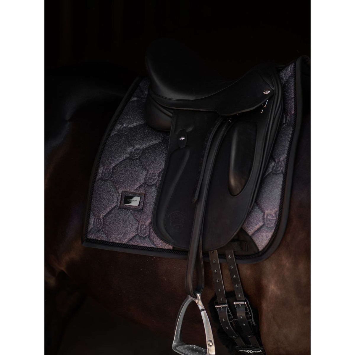 Equestrian Stockholm Tapis de Selle Dressage Purple Glimmer