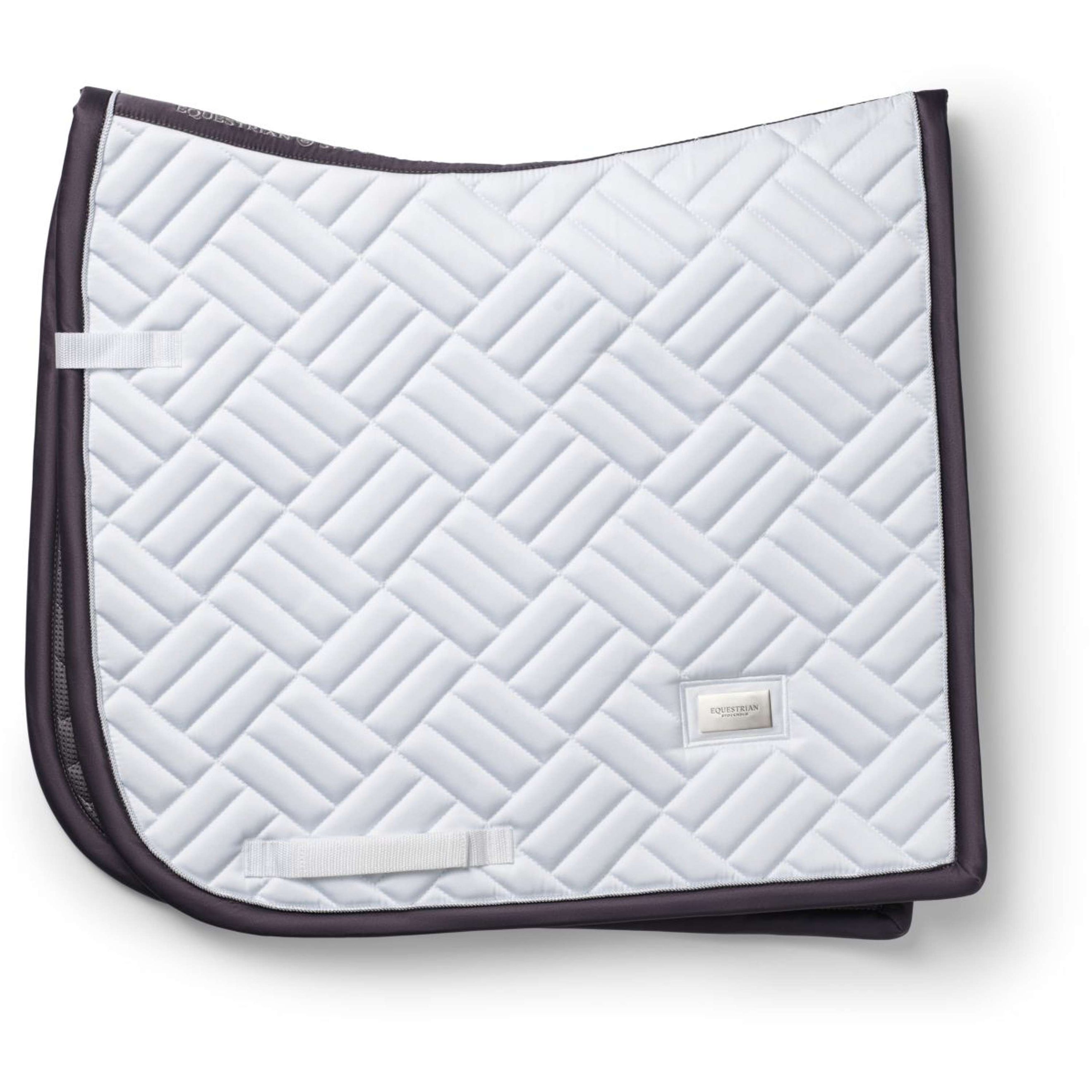 Equestrian Stockholm Tapis de Selle Modern Dressage Blanc/Dark Violet
