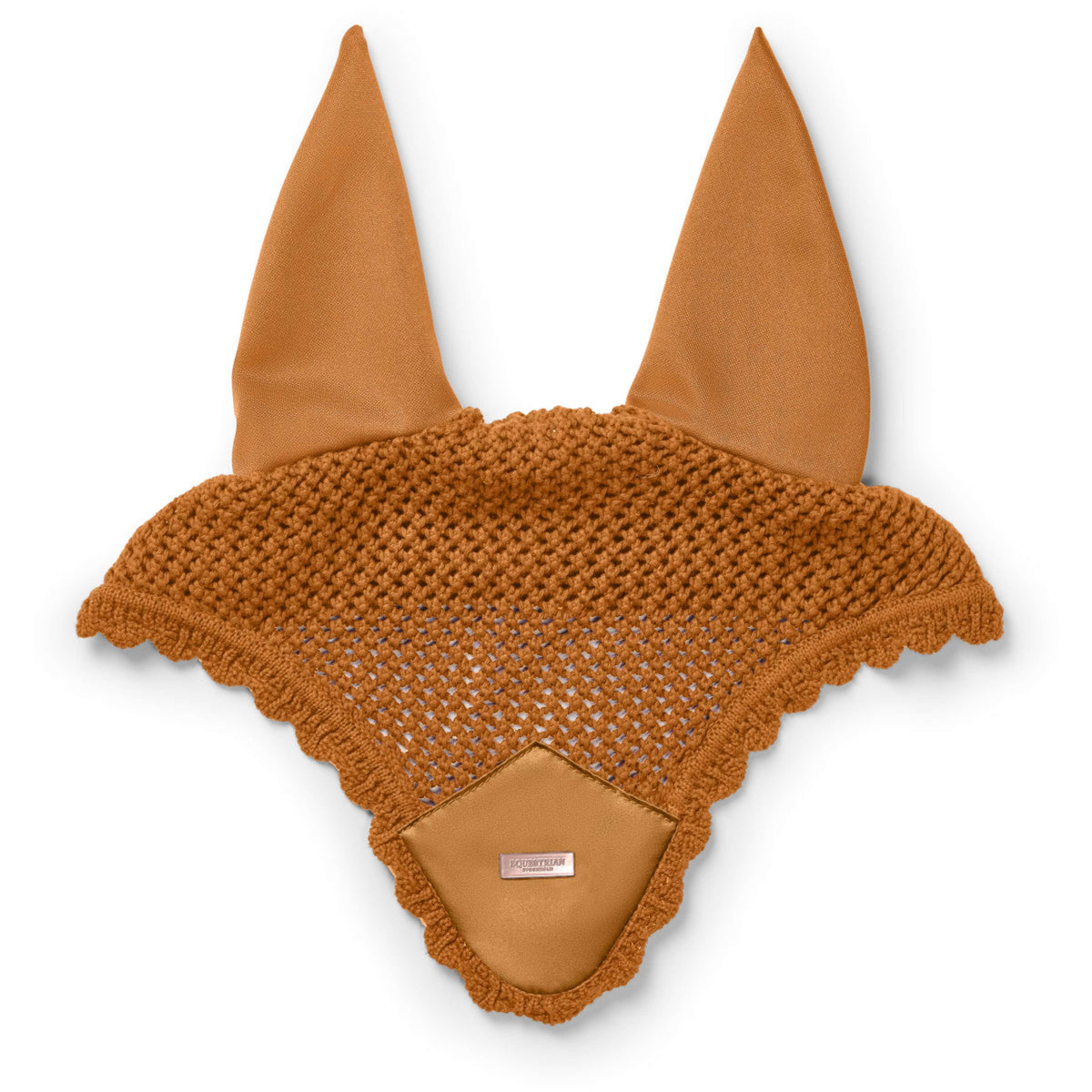 Equestrian Stockholm Bonnet Anti-Mouches Satin Chestnut