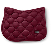 Equestrian Stockholm Tapis de Selle Satin de Saut Merlot