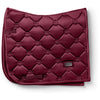 Equestrian Stockholm Tapis de Selle Satin Dressage Merlot