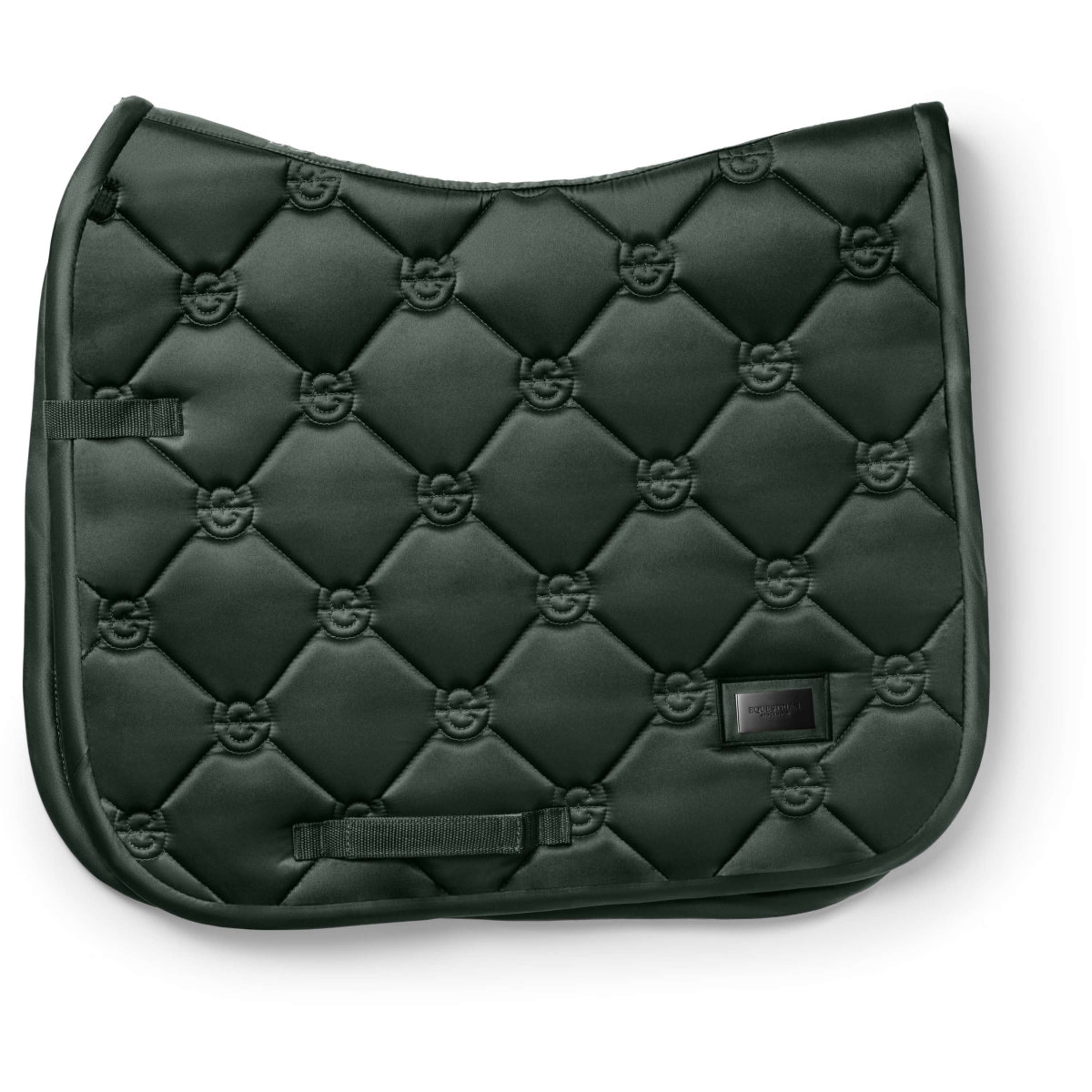 Equestrian Stockholm Tapis de Selle Satin Dressage Sycamore Green