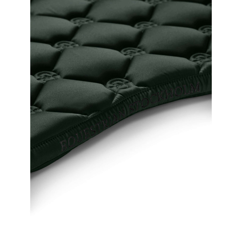 Equestrian Stockholm Tapis de Selle Satin de Saut Sycamore Green