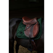 Equestrian Stockholm Tapis de Selle Satin de Saut Sycamore Green