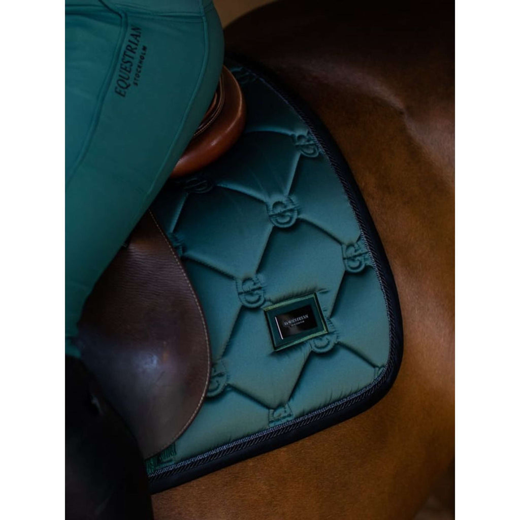 Equestrian Stockholm Tapis de Selle de Saut Sycamore Green