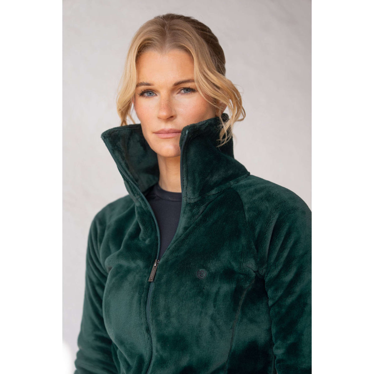 Equestrian Stockholm Blouson Polaire Velvet Sycamore Green