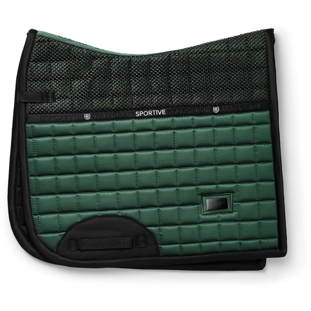 Equestrian Stockholm Tapis de Selle Sportive Dressage Sycamore Green