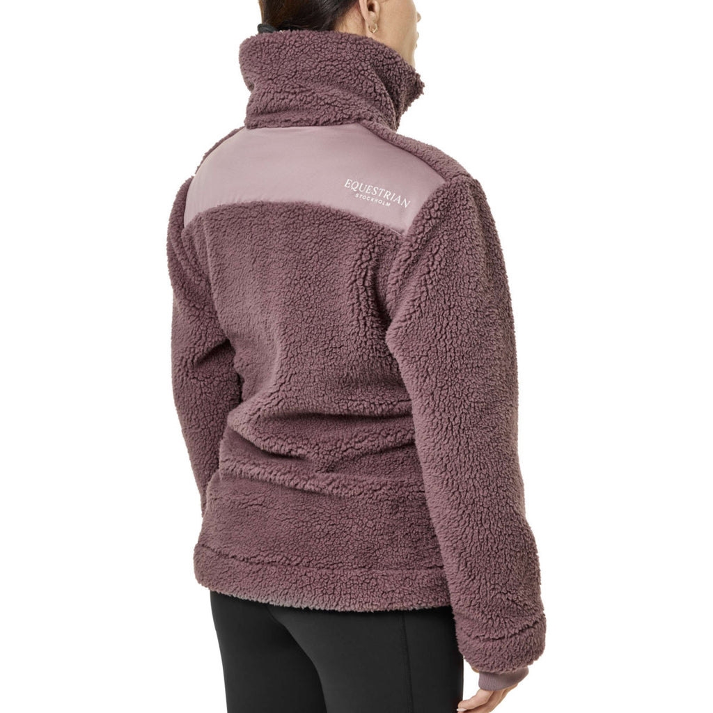 Equestrian Stockholm Blouson Polaire Teddy Blush