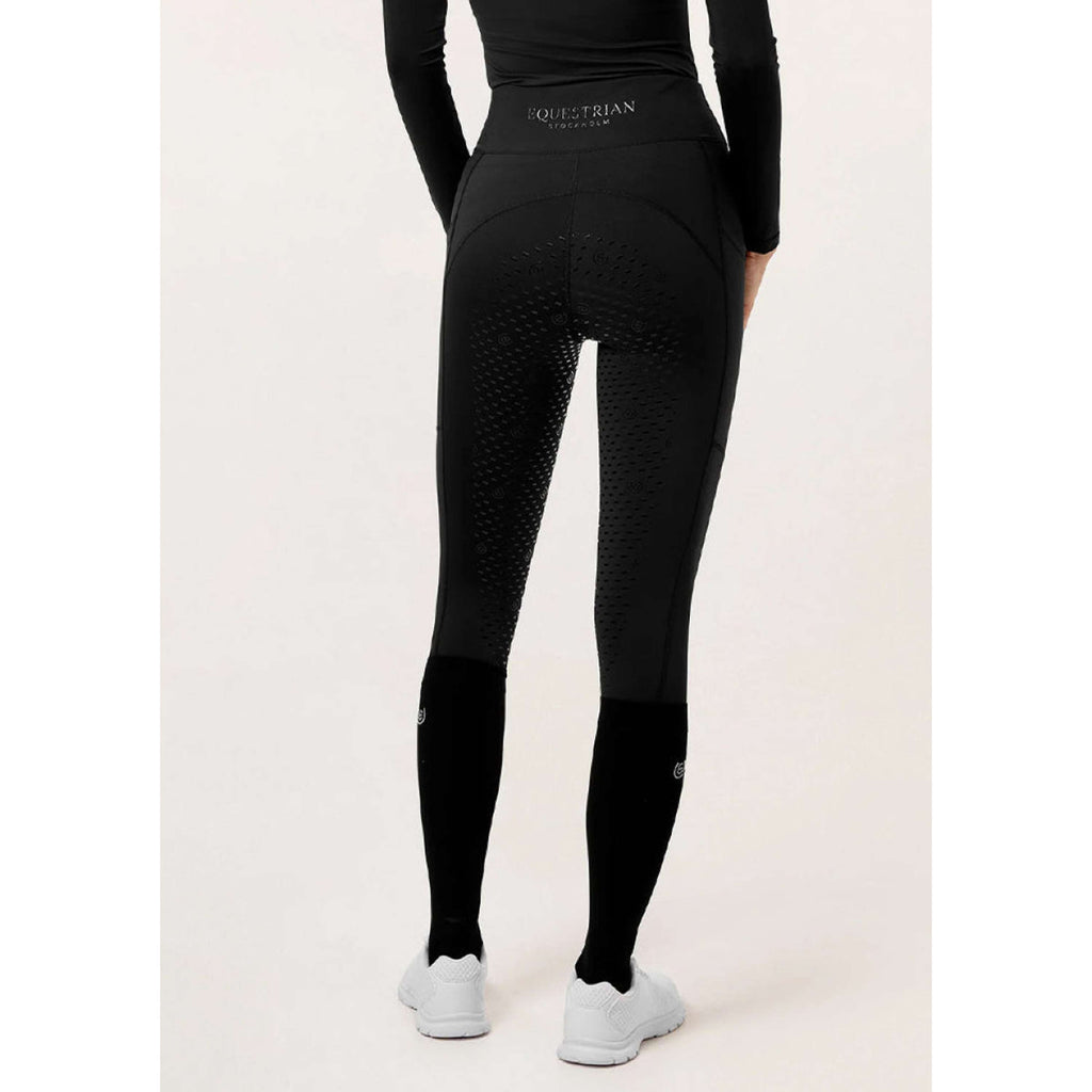Equestrian Stockholm Legging d'Équitation Movement Full Grip All Black