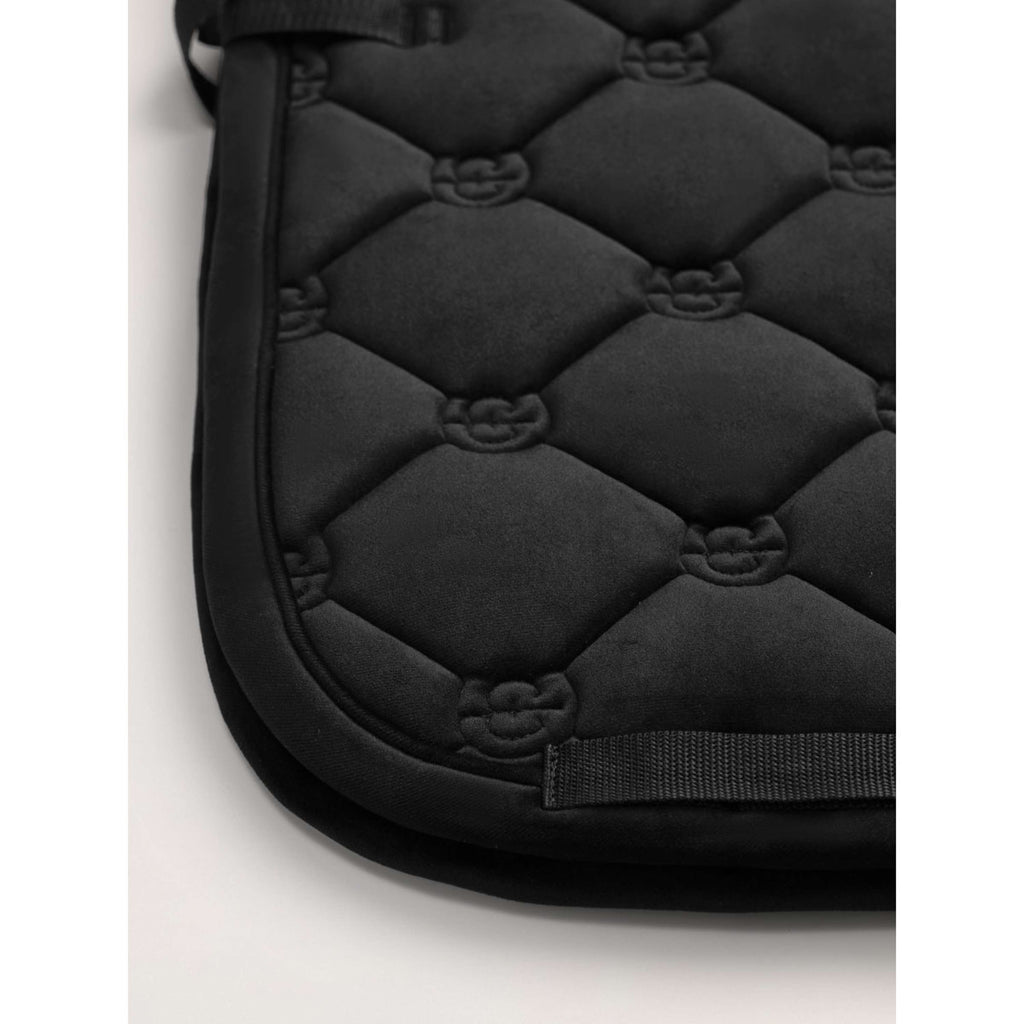 Equestrian Stockholm Tapis de Selle Velvet Dressage Noir
