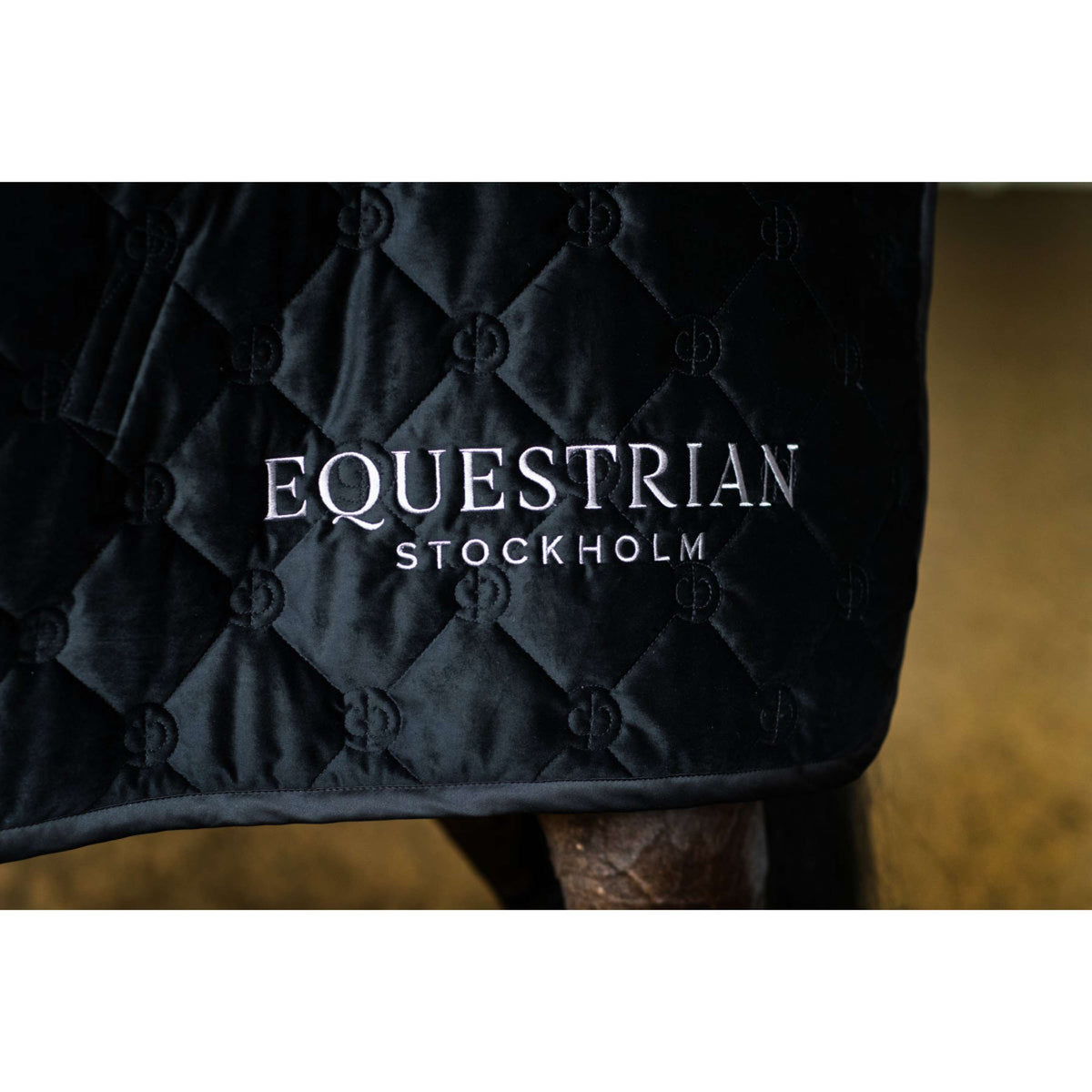 Equestrian Stockholm Couverture Polaire Velvet Noir