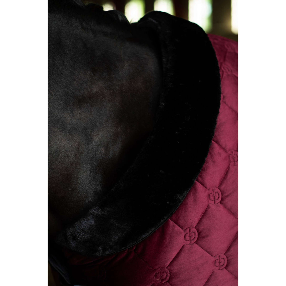 Equestrian Stockholm Couverture Polaire Velvet Merlot
