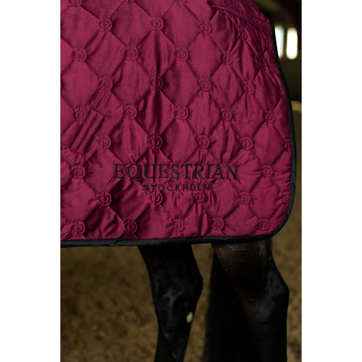 Equestrian Stockholm Couverture Polaire Velvet Merlot