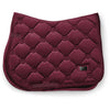 Equestrian Stockholm Tapis de Selle Velvet de Saut Merlot