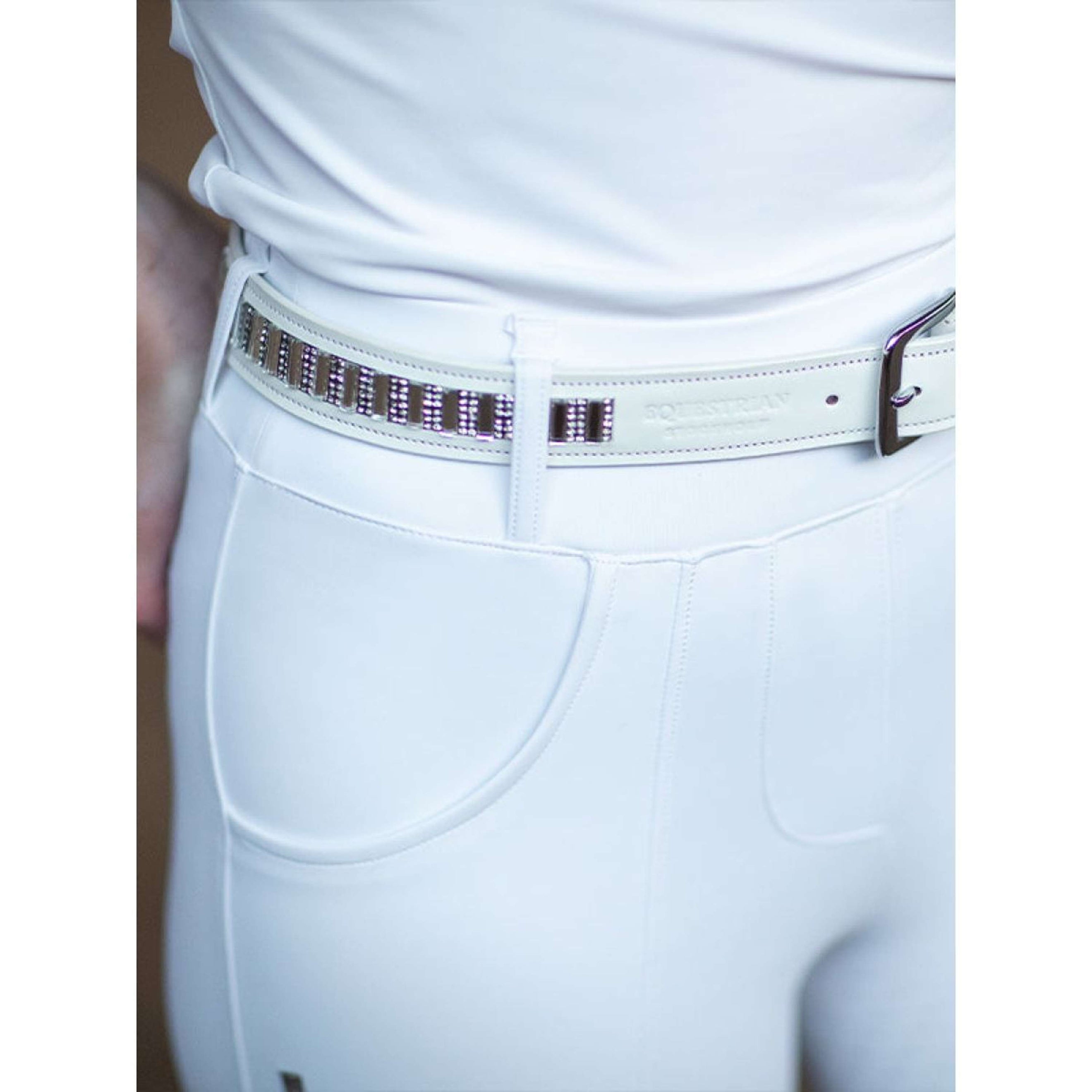Equestrian Stockholm Ceinture Contest Blanc Equestrian Stockholm Ceinture Contest Blanc