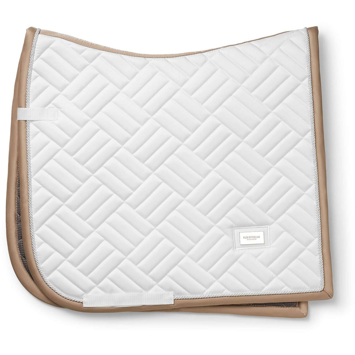 Equestrian Stockholm Tapis de Selle Modern Dressage White Sand