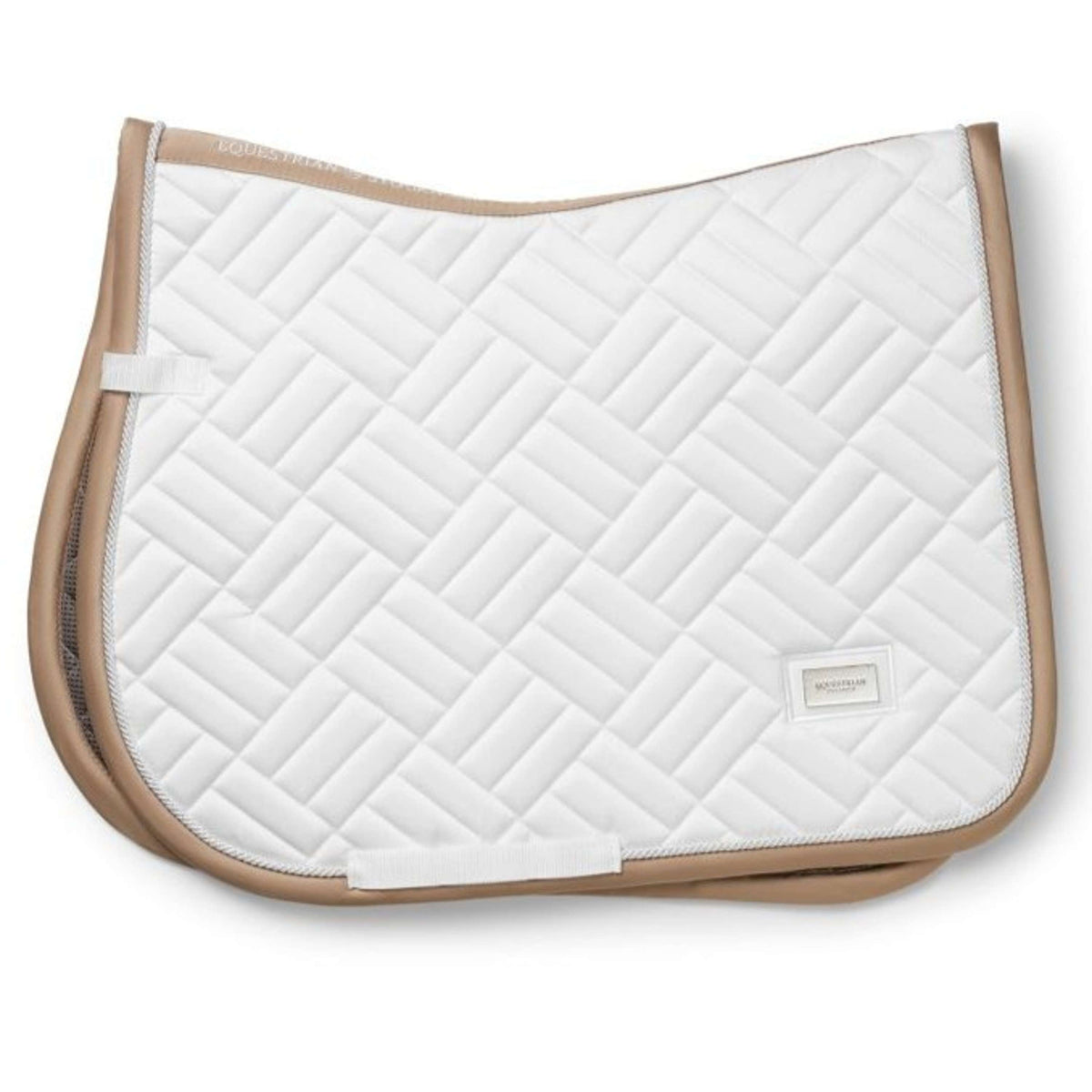 Equestrian Stockholm Tapis de Selle Modern de Saut White Sand