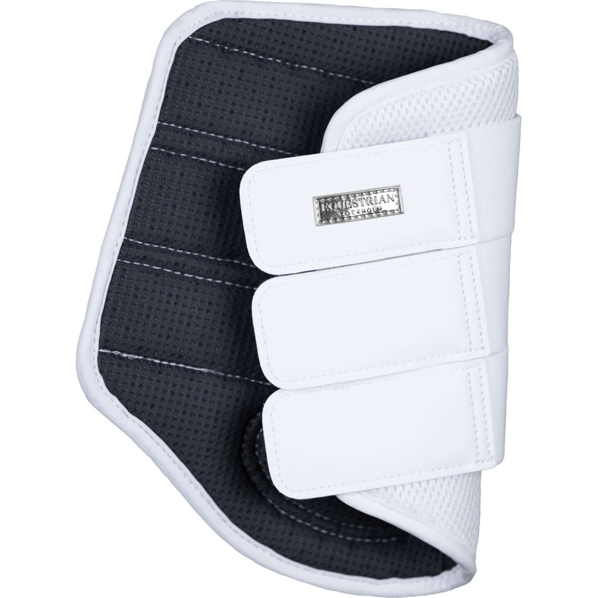 Equestrian Stockholm Guêtres Classic Mesh White Silver