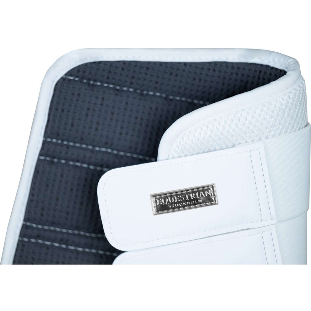 Equestrian Stockholm Guêtres Classic Mesh White Silver