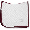 Equestrian Stockholm Tapis de Selle Modern Dressage Blanc/Merlot